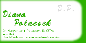 diana polacsek business card